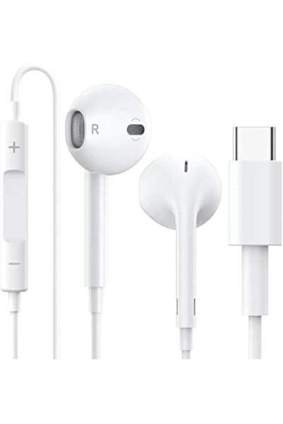 Generic سماعات رأس Hasvix Type C - سماعات أذن سلكية بمنفذ USB-C مع ميكروفون و...