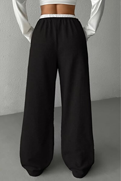 Baby xclub 3 Threaded Ribbon Belt Detailed Trousers