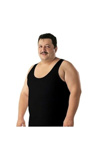 pamuklu Set 3 pieces men's tank tops, Pamuklu, Black, 100% cotton, 4XL