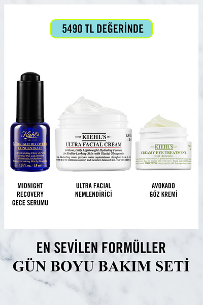 Kiehl's Cilde Geceden Sabaha Kadar Genc ve Aydınlık Görünüm Veren Serum Göz K...