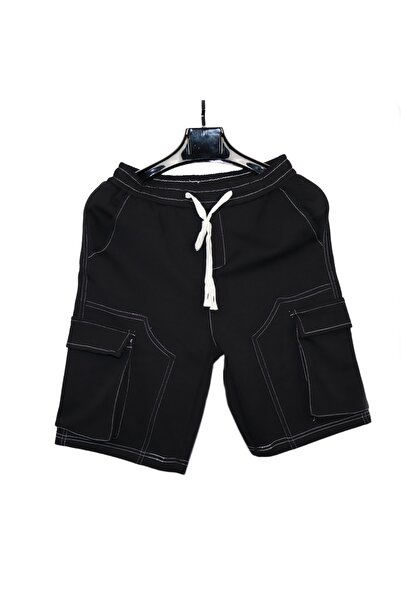 Red Planet Classic Toned Cargo Shorts with Adjustable Drawstring – Men’s Casual Streetwear