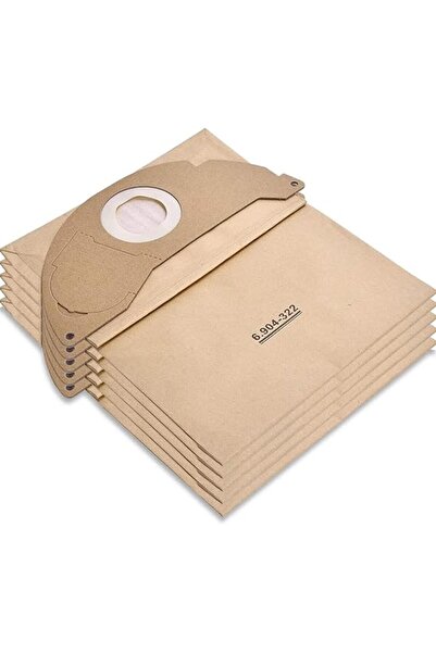 Generic مجموعة Premify من 5 أكياس فلتر لـ Karcher 6.904-322.0 أكياس مكنسة كهر...