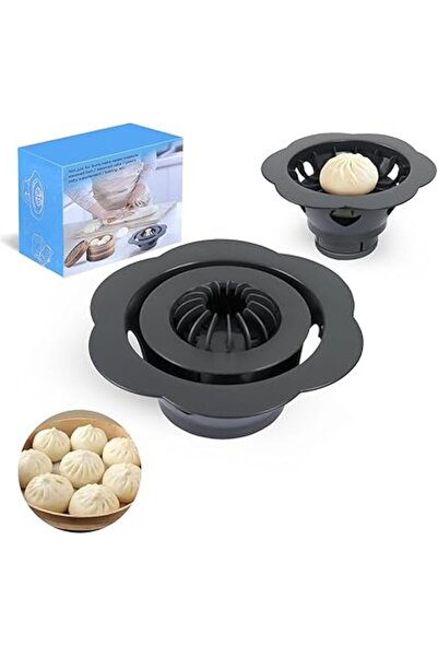 Generic آلة صنع باوزي jnhuy، قالب صنع مومو الزلابية 6.57 بوصة، أداة مطبخ بلاستيكية، أداة صنع باو بو محلية الصنع