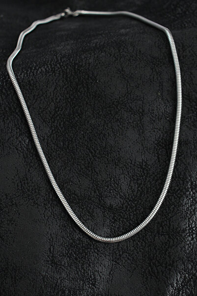 Lisinya 316L Steel Oval Italian Chain Model Silver Color Men's Necklace - Tygoo