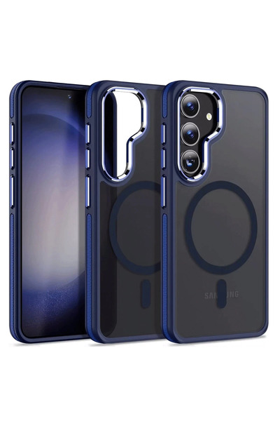 Joko غطاء سامسونج جالاكسي إس 24 وينر ماج سيف (100630) - أزرق داكن