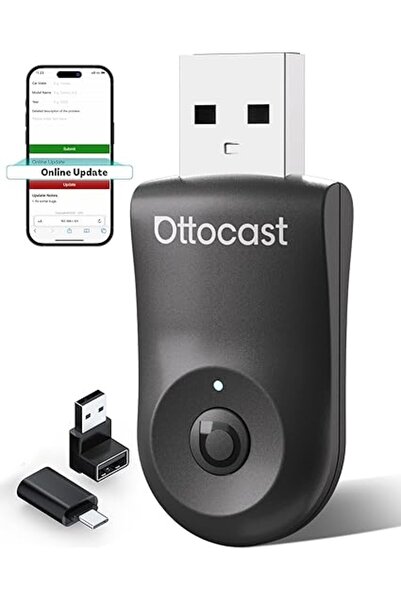Generic OTTOCAST Mini 2025 2-in-1 Wireless CarPlay/Android Auto Adapter, 5GHz WiFi, Auto Connect for 2016+ C