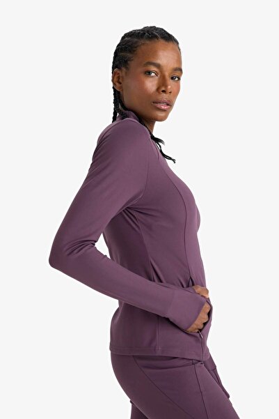 DeFacto Defactofit Slim Fit Slim Fit Cardigan with a High Neck E9676Ax25Au