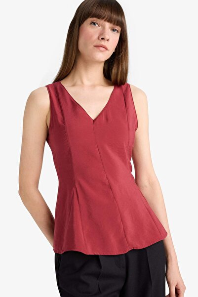 DeFacto V Yaka Modal Kolsuz Bluz G2687AX25WN