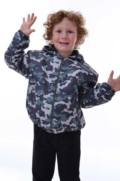 RONYPONY ERKEK Çocuk Su Ve Rüzgar Geçirmez Yağmurluk-Rüzgarlık