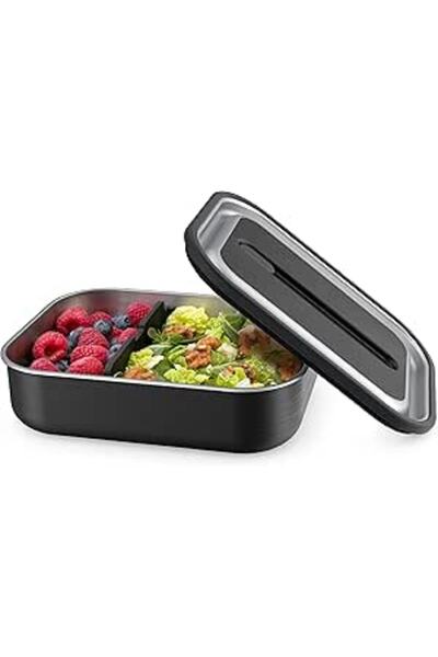 Generic Bentgo - Stainless Steel Leak Proof Lunch Box - Carbon Black