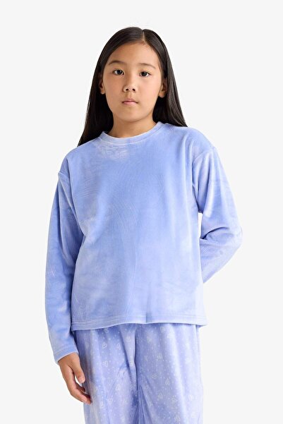 DeFacto Kız Çocuk Regular Fit Polar 2li Pijama Takımı D1068A825WN