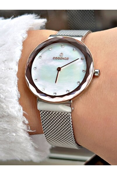 Essence Women's Special Design Watch with Silver-Tone Steel Strap 6574.330
