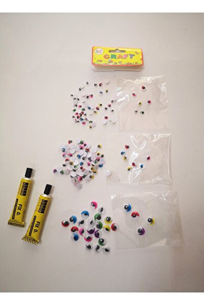 Linea Oynar Göz, Renkli Küçük, Orta, Büyük Boy Anaokulu Özel Eğitim Okul Öncesi İlkokul El İşi Malzemesi