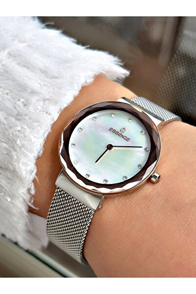 Essence Women's Special Design Watch with Silver-Tone Steel Strap 6574.330