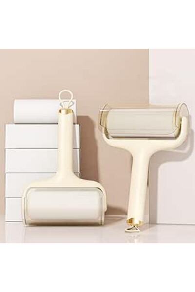 Generic أداة إزالة الشعر بأسطوانة الوبر، مزيل الشعر بمقبض فرشاة، مقبض أبيض وا...