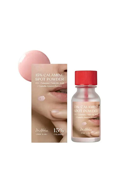 althea مسحوق كالامين للبقع 15%، محلول مهدئ وملطف لحب الشباب والاحمرار والتهيج