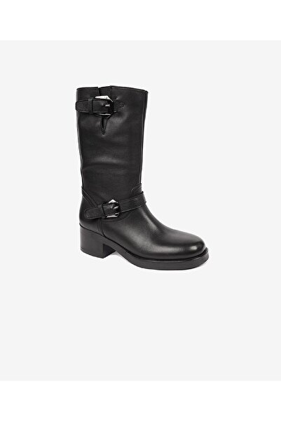 Greyder Kadın Siyah Hakiki Deri Günlük Bot 4K2TB59142