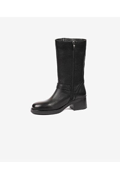 Greyder Kadın Siyah Hakiki Deri Günlük Bot 4K2TB59142