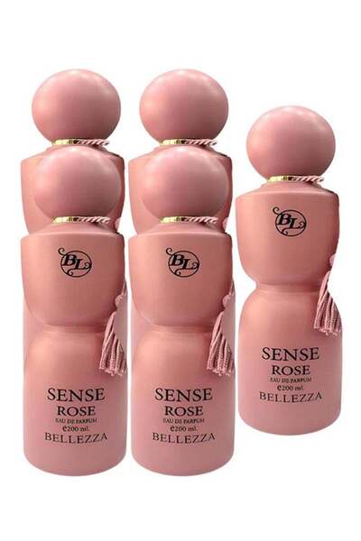 BELLEZA Perfume 5 Pieces - Senses Rose for Women 200ml