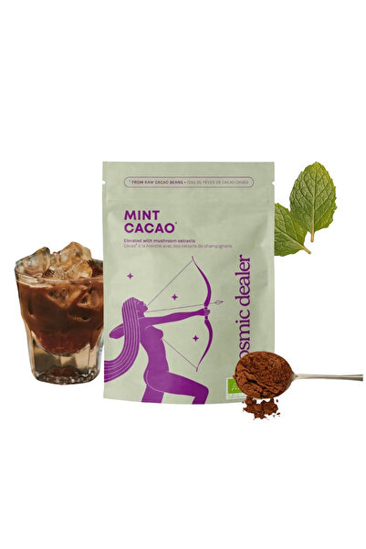 Cosmic Dealer cacao cu ciuperci adaptogene, Cosmic Dealer, Mentă, 120 g