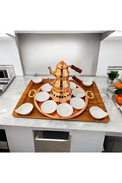 BARITCIOGLU Copper Teapot Tea Set