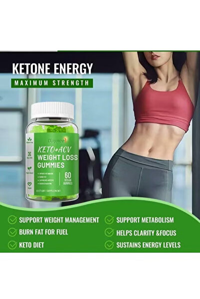Daynee Keto+acv Gummies Sugar Free Good For Burning Fat Improving Metabolism