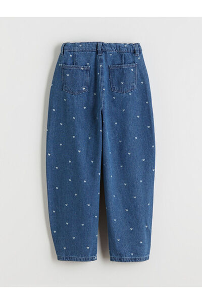 LC Waikiki Indigo Balloon Fit Girl's Jean Pants