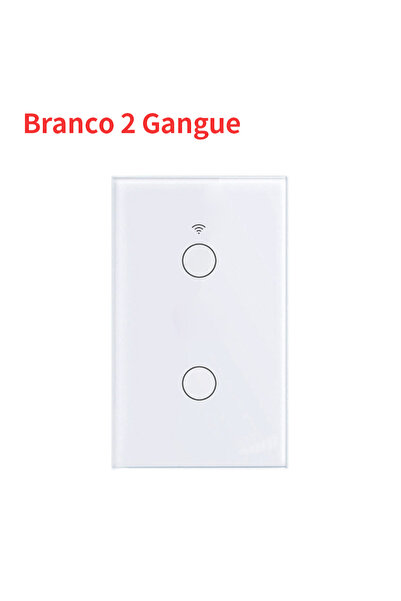 Choice مفتاح حائط ذكي يعمل باللمس من نوع GGBEE ثنائي الفتحات باللون الأبيض من...