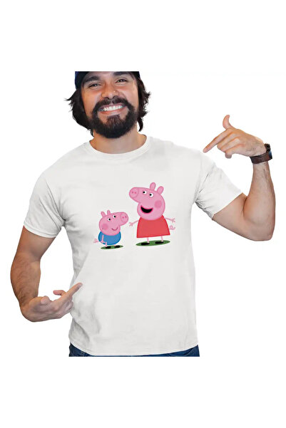OEM Ανδρικό T-Shirt Peppa Pig και George Pepa