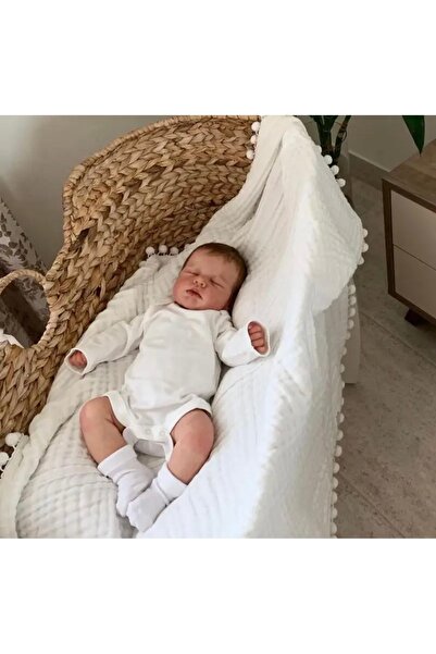 minigimin dolabı Reborn gerçekçi bebek silikon bebek Vinil Silikon Bebek