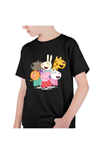 OEM Πέππα το Γουρουνάκι Μπλουζάκι Peppa's Friends για Αγόρια