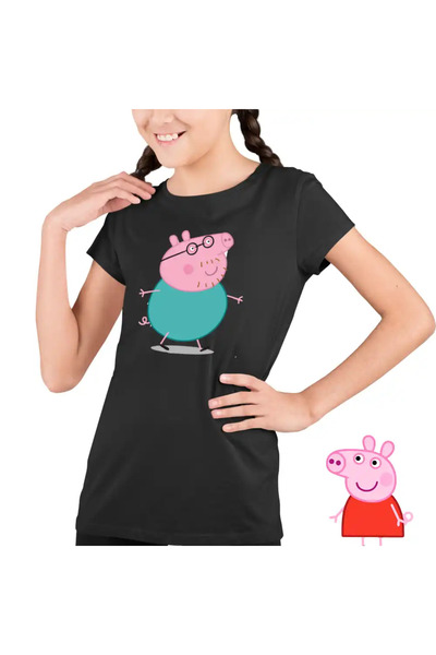 OEM Peppa Pig Pepa Kids Girls T-Shirt Daddy Pig Pepa