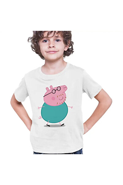 OEM Πέππα το Γουρουνάκι Pepa T-shirt για Αγόρια Daddy Pig