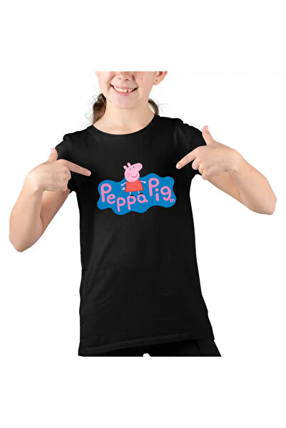 OEM Παιδικό Κοριτσίστικο T-shirt με Κινούμενα Σχέδια Πέππα το Γουρουνάκι