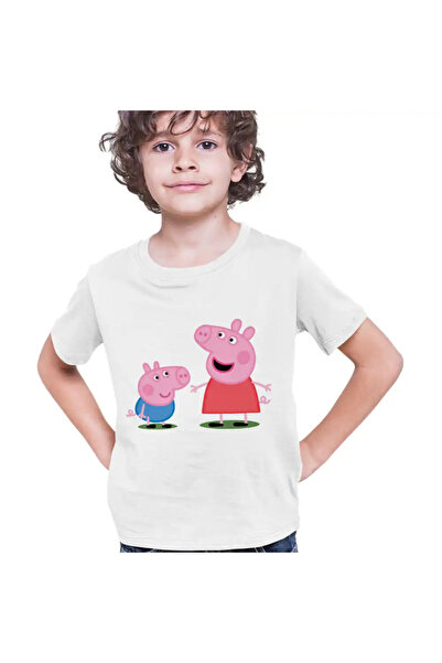 OEM Παιδικό T-shirt Peppa Pig and George Pepa για αγόρια