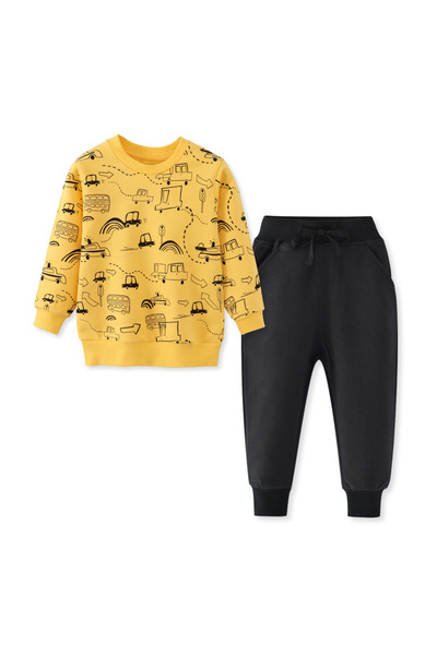 Kidohug Boys' cotton set, comfortable tracksuit, 1-4 years