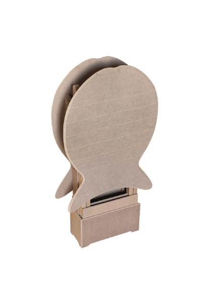 Altınyapı Hobi Market HAM MDF 2’Lİ ÇANTA ZİGON BALIK