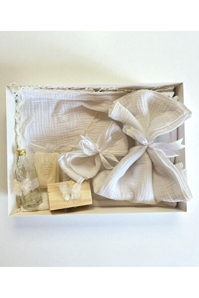 Botez Muslin 7-piece set - white