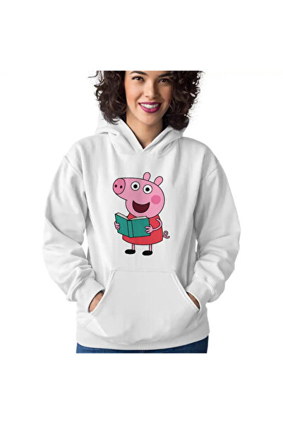 OEM Women's Hoodie Peppa Pig Reading Book