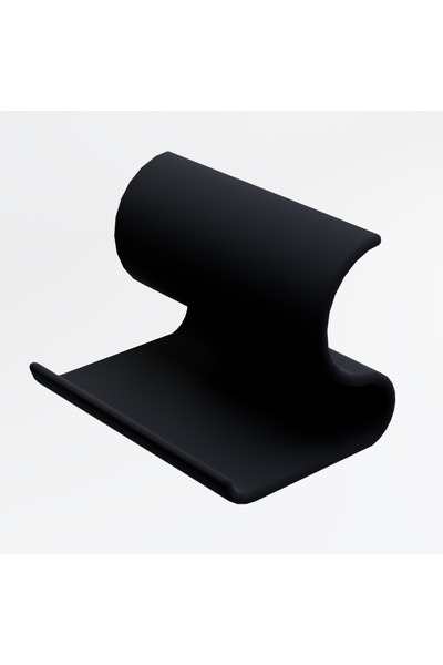 Black Edge S-Shaped Creative Phone Stand Multifunctional Base for E-Readers