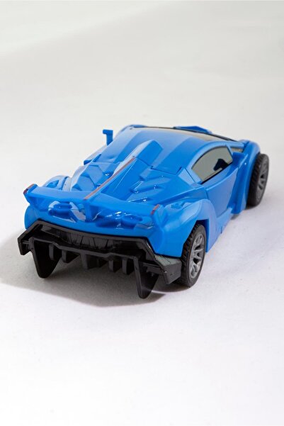 agugu سيارة ألعاب زرقاء تتحول إلى روبوت لعبة