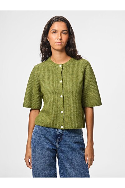 PIECES Strickjacke PCSILLY s krátkým rukávem