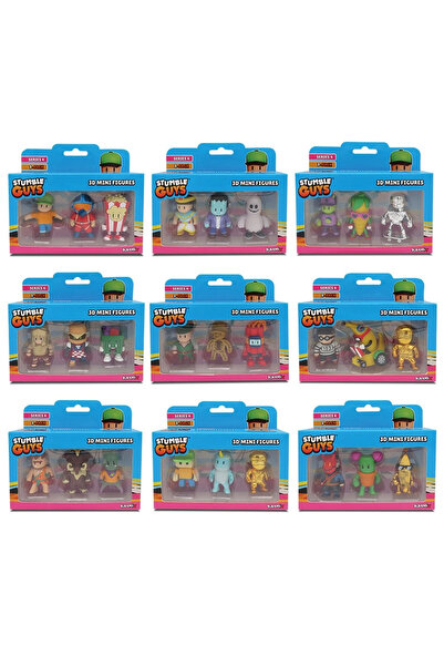 TOYFEST Stumble Guys 3-Piece Mini Figure Series 4 - 1 Pcs