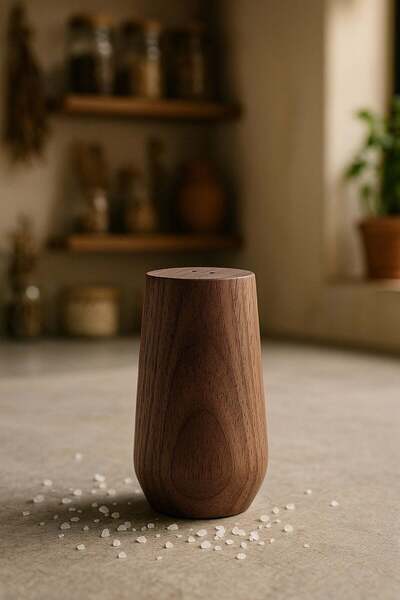 Barine Akasya Ahşap Tuzluk 4x10 cm 4x10 cm