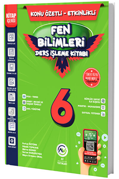 Av Akıllı Versiyon Yayınları Av Yayınları 6. Sınıf Fen Bilimleri Ders İşleme ...