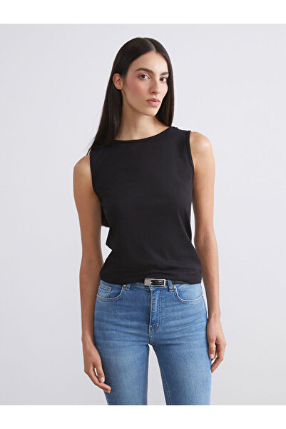 LC Waikiki Black Crew Neck Women's Athlete