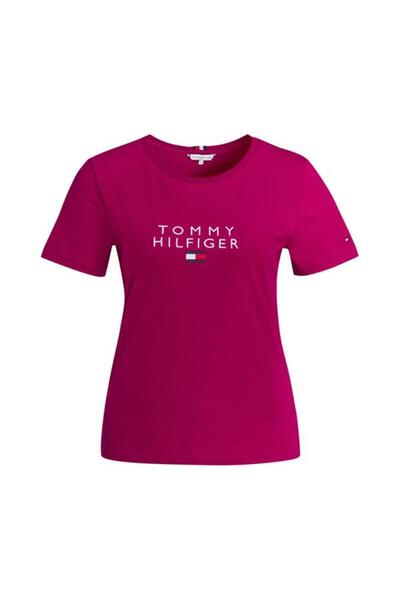 Tommy Hilfiger Organic Cotton Chest Th Embroidered Logo Women's T-Shirt