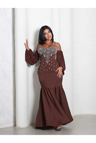 NALA FASHION فستان سهره ومناسبات بتطريزات لامعه