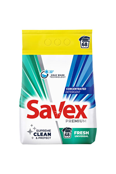 Ariel SAVEX PREMIUM FRESH UNIVERSAL AUTOMATIC DETERGENT, 5.5 KG, 68 WASHES