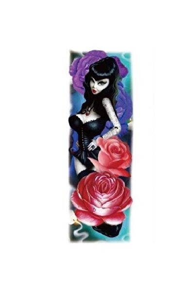 SYGGY Temporary Tattoo for Arm or Leg, Lady Rose, 17 x 48 cm